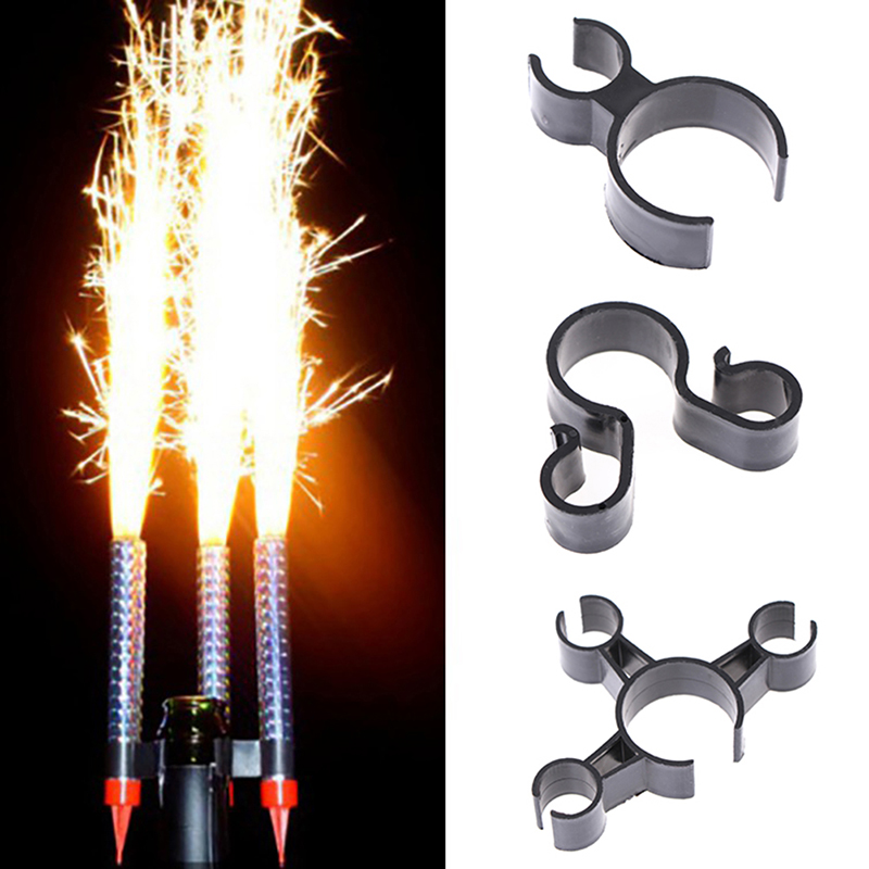 Unity Candle Set - Single Champagne Bottle Birthday Candle Sparkler