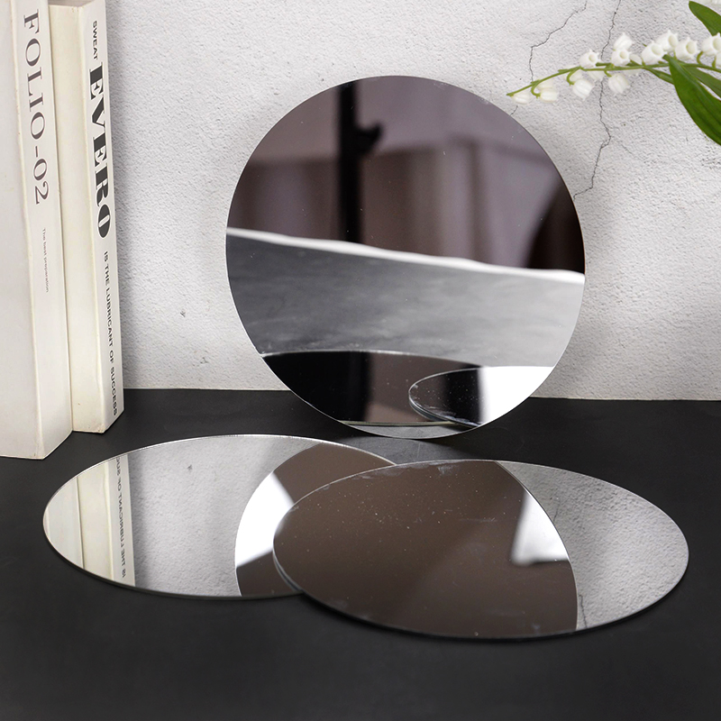 20cm Round Mirror Glass Tray   - Unity Candle Set 评论和价格