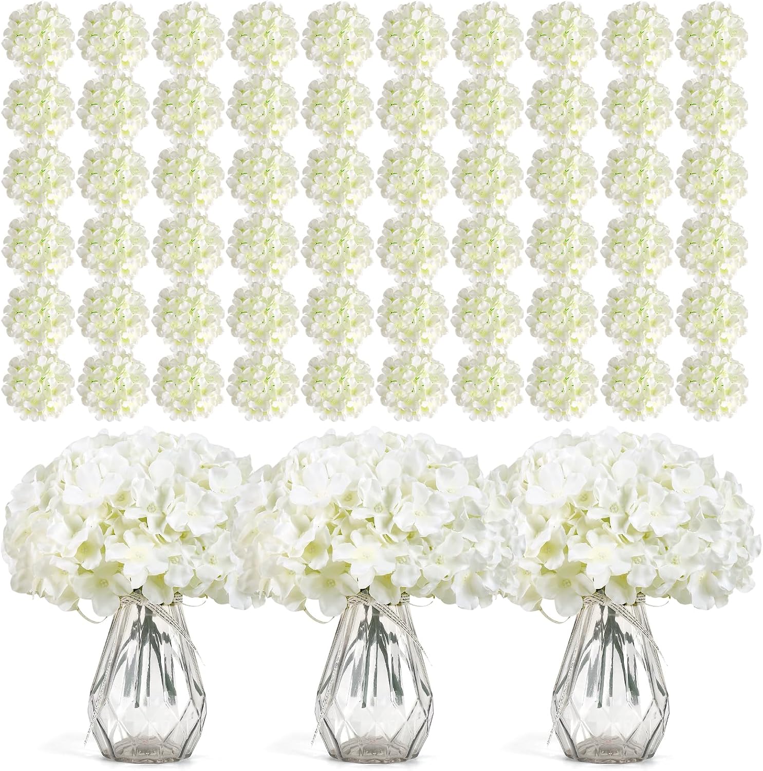 304 Pieces Bulk White Silk Art - Wedding Supply In Bulk 评论和价格