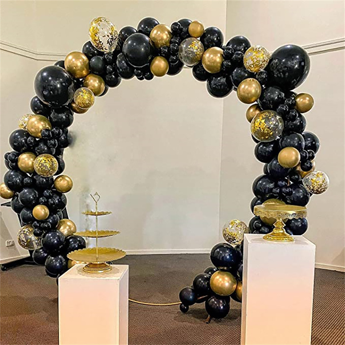 102Pcs Black Metallic Gold Con - Wedding Day Supply Kit 评论和价格