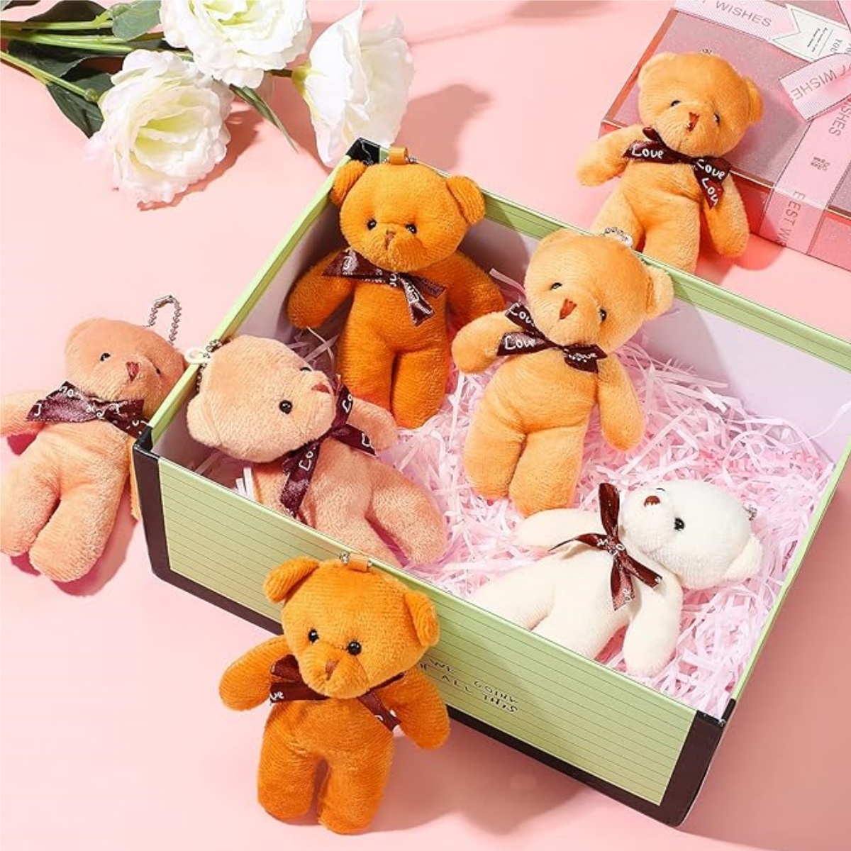 12-120PCS Keychain Mini Teddy  - Wedding Supply List 评论和价格