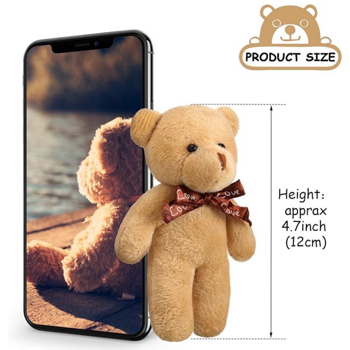 12-120PCS Keychain Mini Teddy  - Wedding Supply List 评论和价格