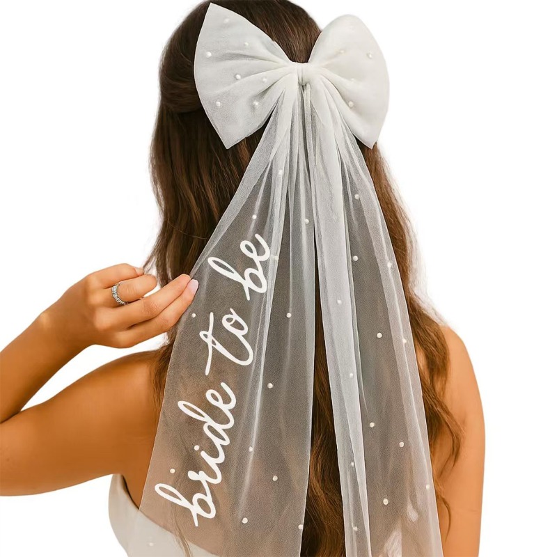 Bride To Be Bow Veil - Bachelo - Wedding Supply List 评论和价格