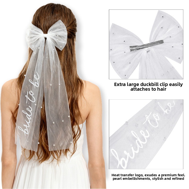 Bride To Be Bow Veil - Bachelo - Wedding Supply List 评论和价格