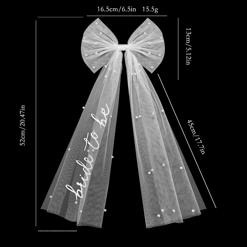 Bride To Be Bow Veil - Bachelo - Wedding Supply List 评论和价格