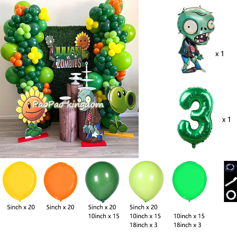 Plants Vs. Z-Zombies Balloons  - Wedding Day Supply Kit 评论和价格