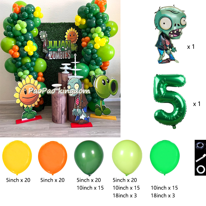 Plants Vs. Z-Zombies Balloons  - Wedding Day Supply Kit 评论和价格