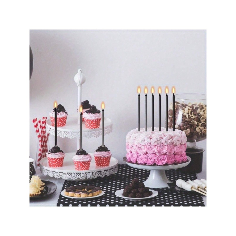 24 Pieces Metallic Candle Long - Unity Candle Set 评论和价格