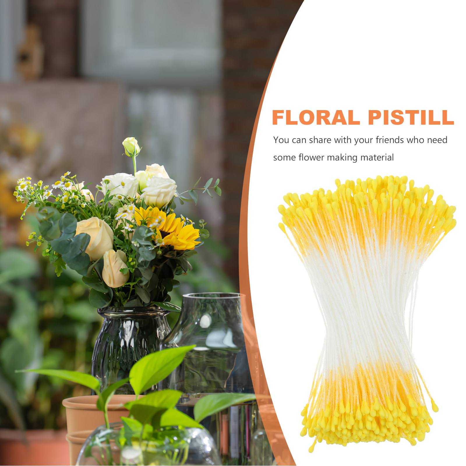 Double Heads Handmade Flowers  - Wedding Supply In Bulk 评论和价格