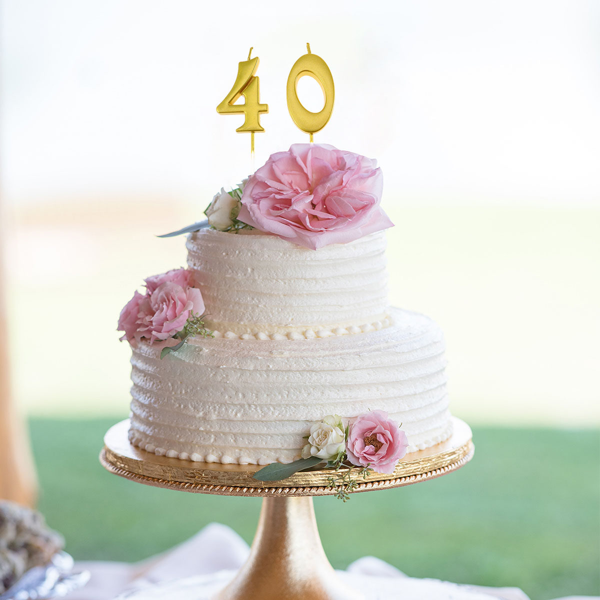 2Pcs 40 Birthday Number Candle - Unity Candle Set 评论和价格