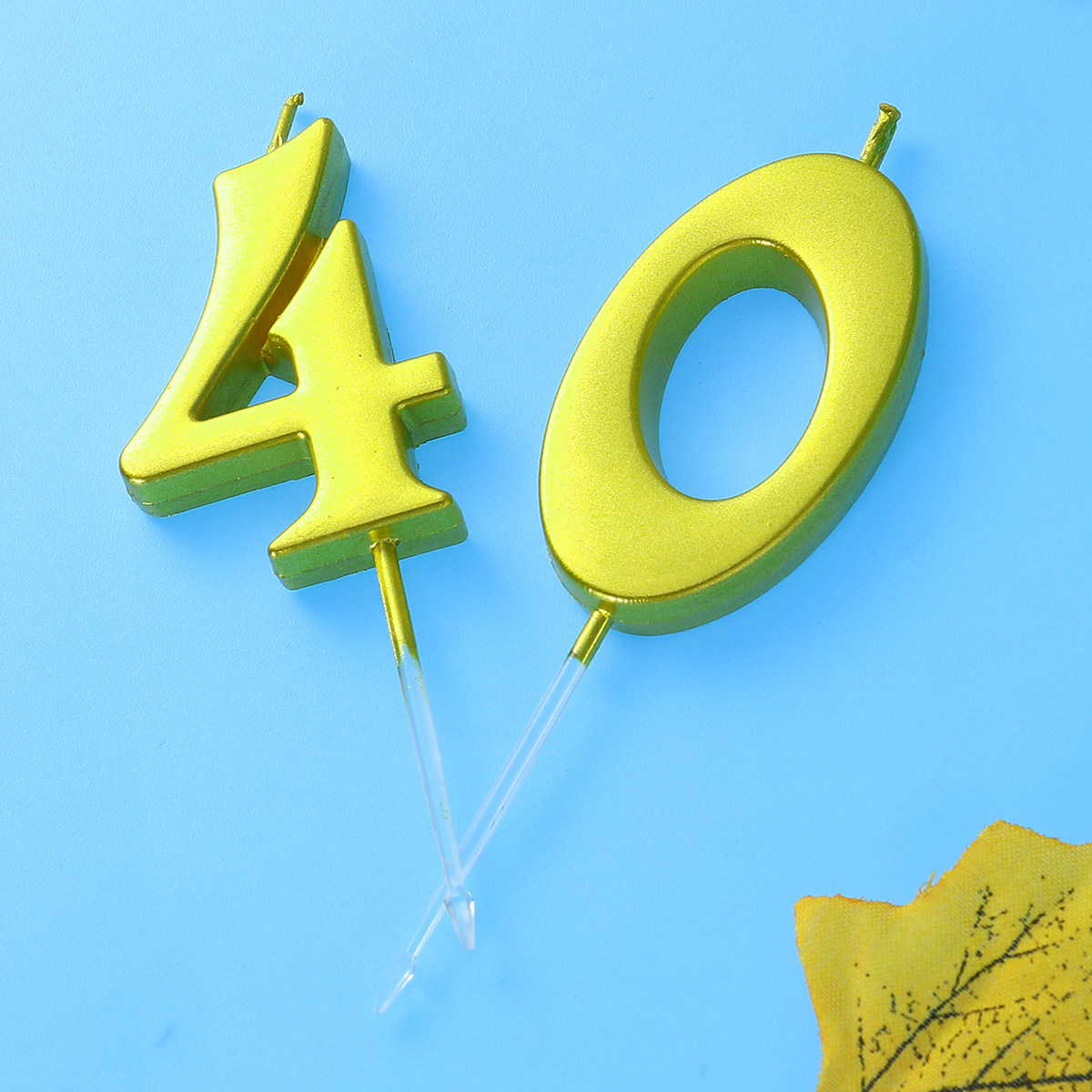 2Pcs 40 Birthday Number Candle - Unity Candle Set 评论和价格