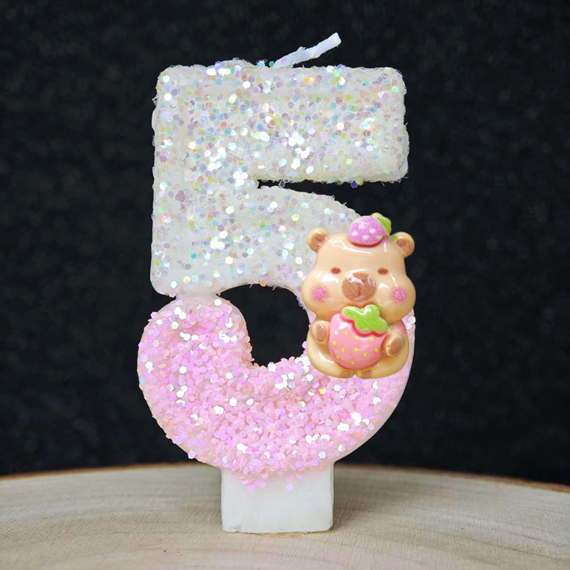 New Capybara Candles Cake Deco - Unity Candle Set 评论和价格