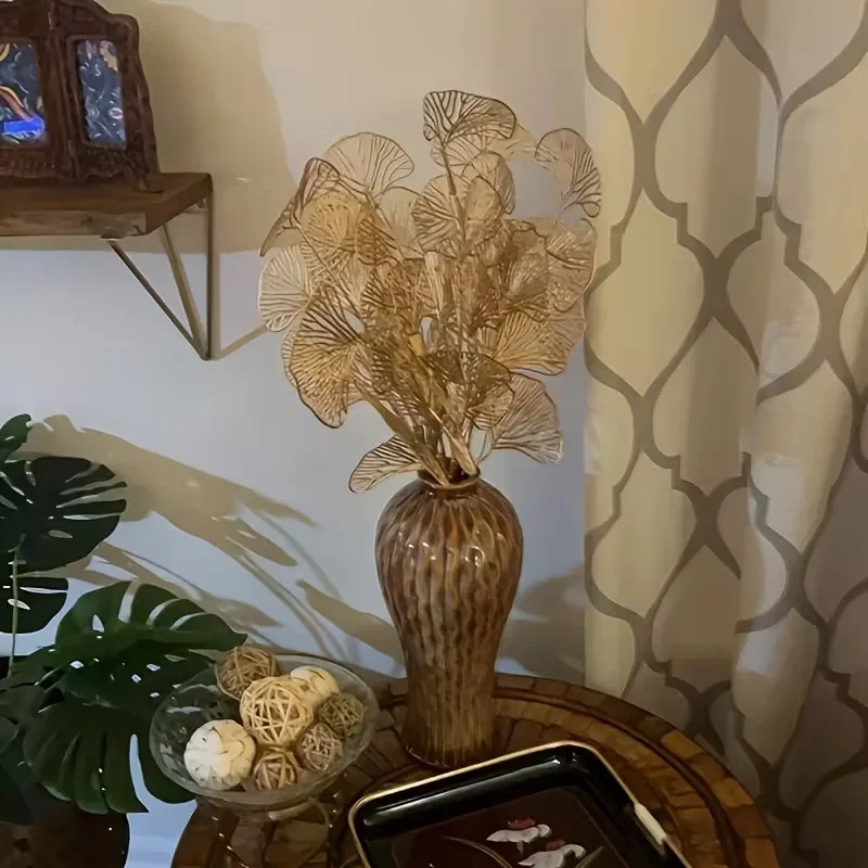 5PC Gold Ginkgo Eucalyptus Hol - Wedding Arch Flower 评论和价格