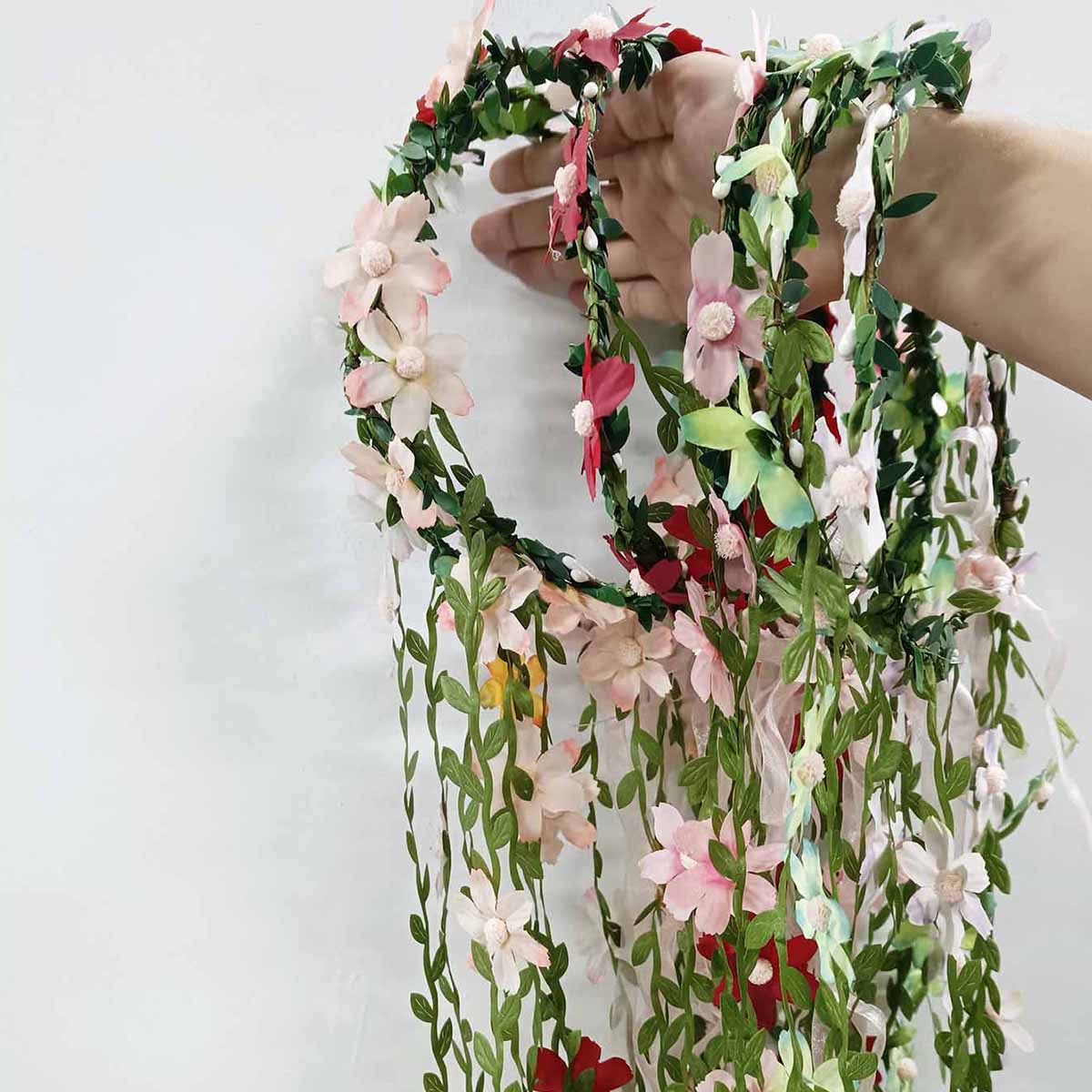 Bohemian Rattan Flower Vines C - Wedding Arch Flower 评论和价格