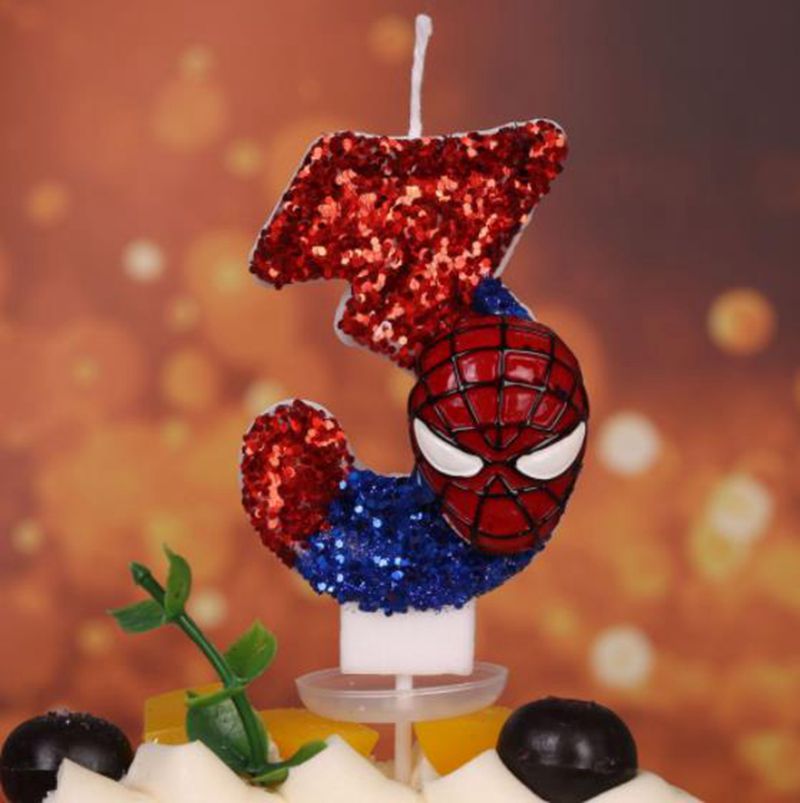 Spider-Man Digital Number Cand - Unity Candle Set 评论和价格