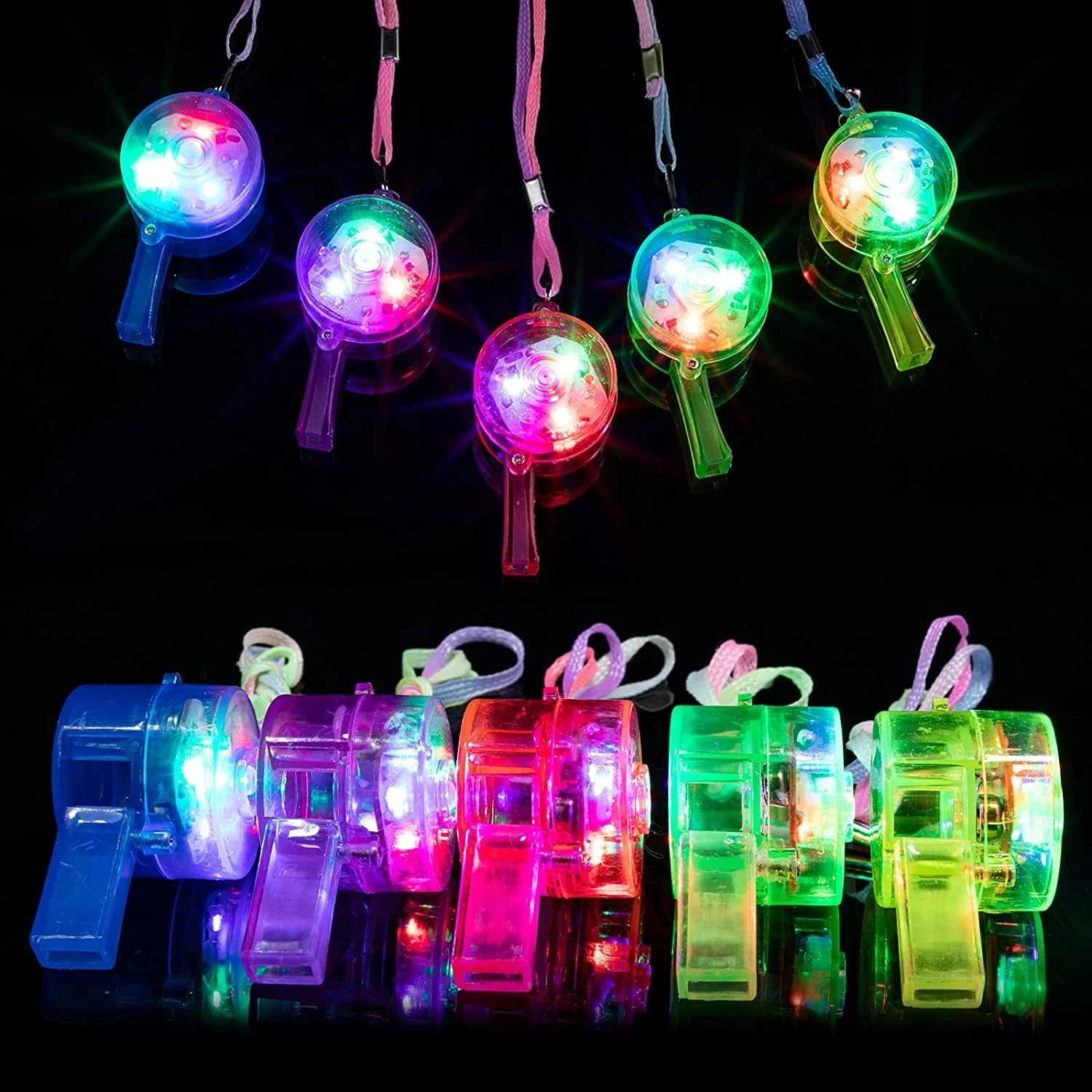 LED Light Up Whistle Glow Whis - Wedding Supply In Bulk 评论和价格