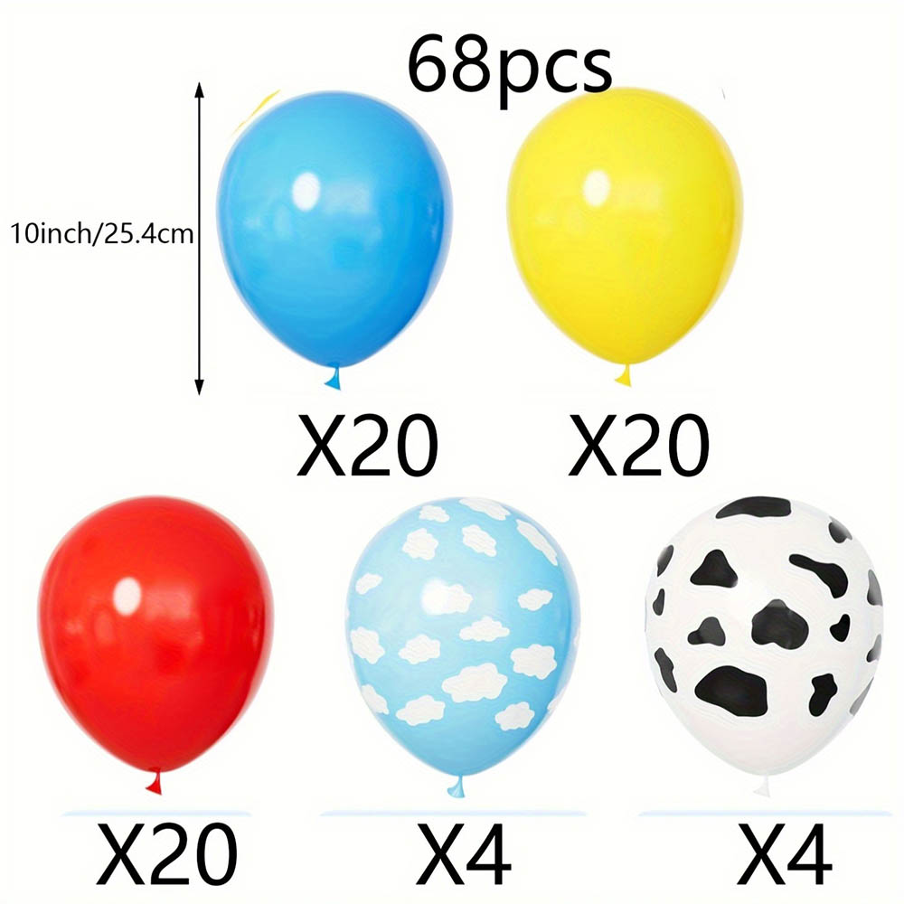 1set Story Balloon Yellow Blue - Wedding Day Supply Kit 评论和价格