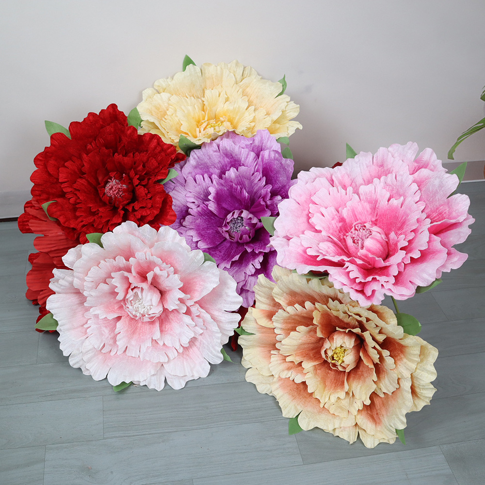30-80cm Giant Velvet Peony Flo - Wedding Supply In Bulk 评论和价格