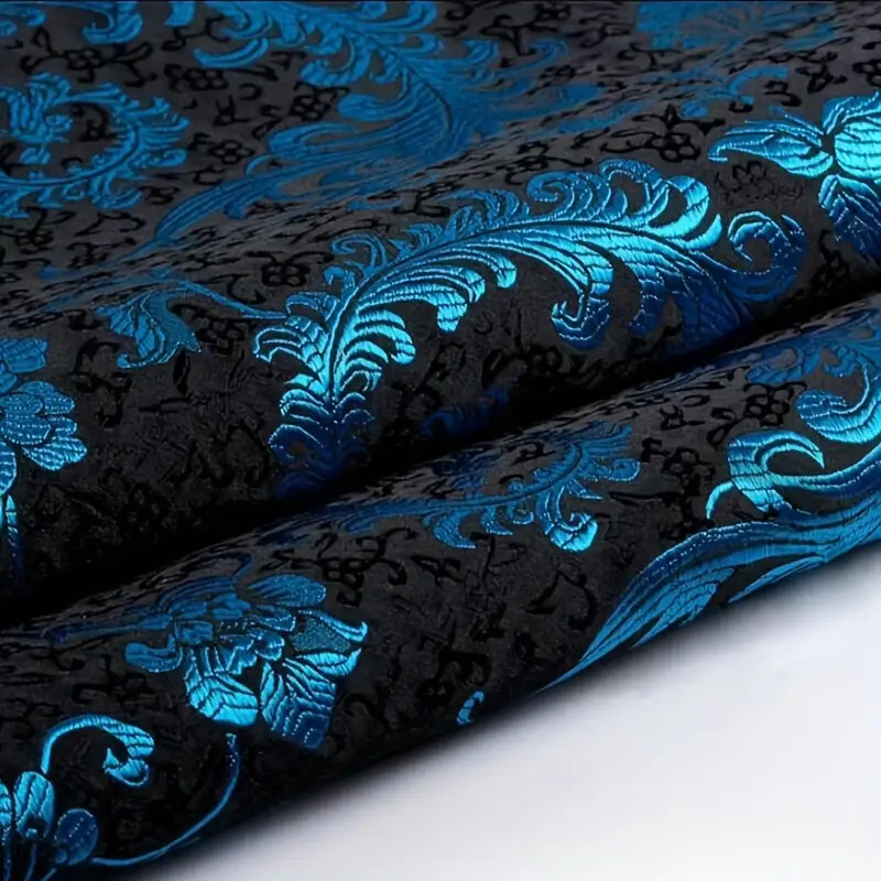3D Blue Phoenix Tail Brocade F - Wedding Decoration Supply 评论和价格
