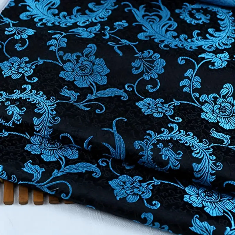 3D Blue Phoenix Tail Brocade F - Wedding Decoration Supply 评论和价格