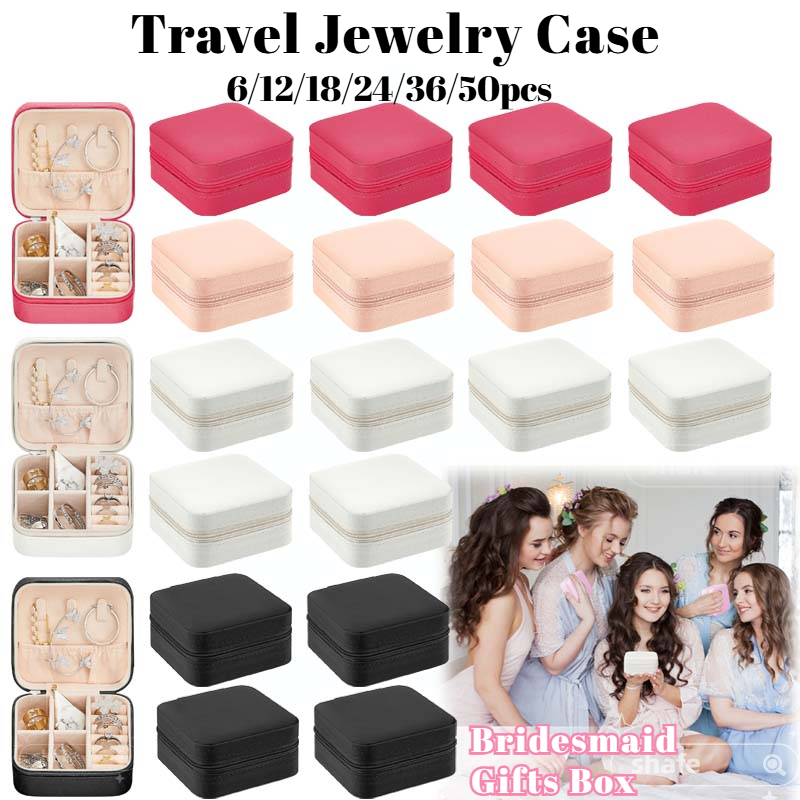 6-50pcs Travel Jewelry Case Br - Wedding Supply List 评论和价格