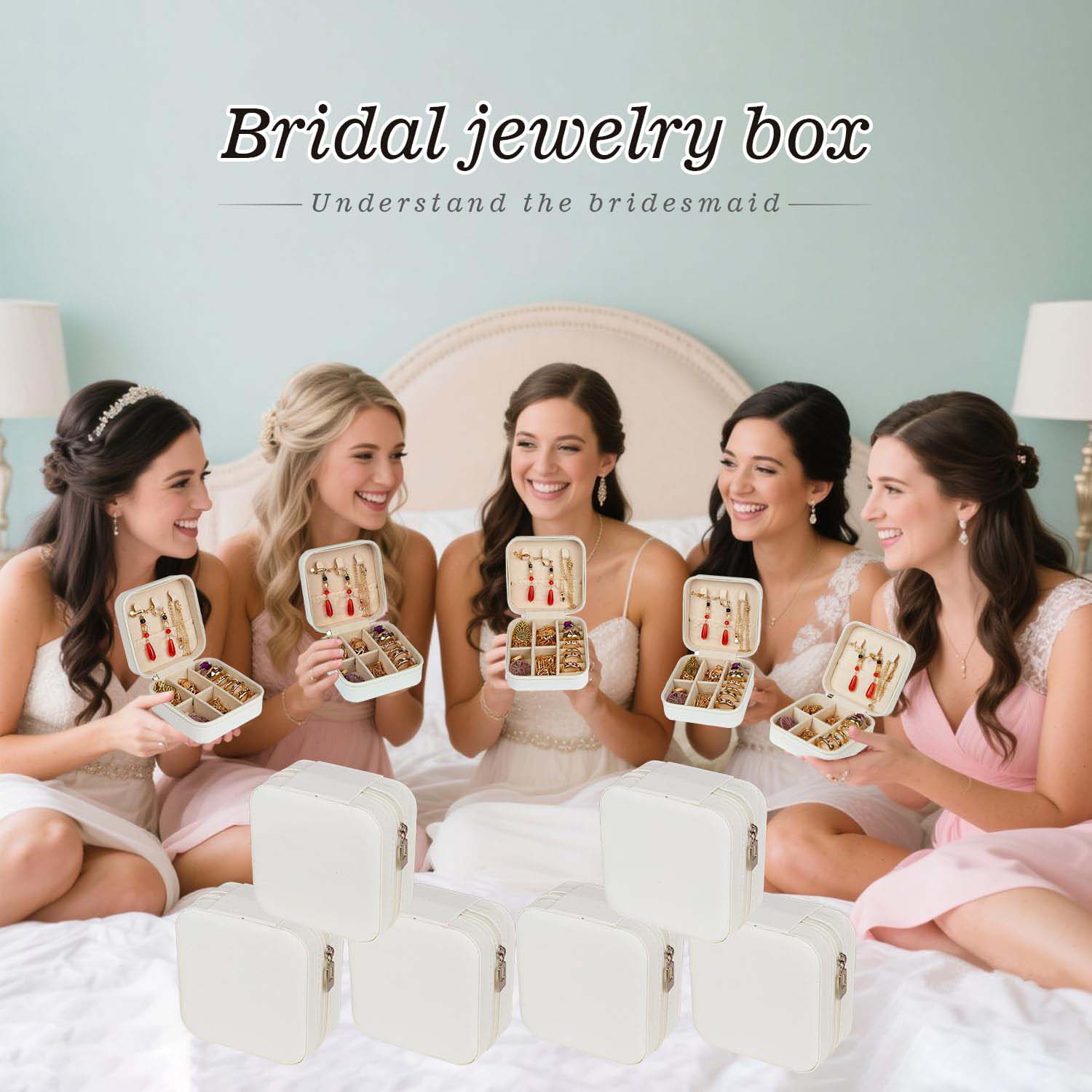 6-50pcs Travel Jewelry Case Br - Wedding Supply List 评论和价格