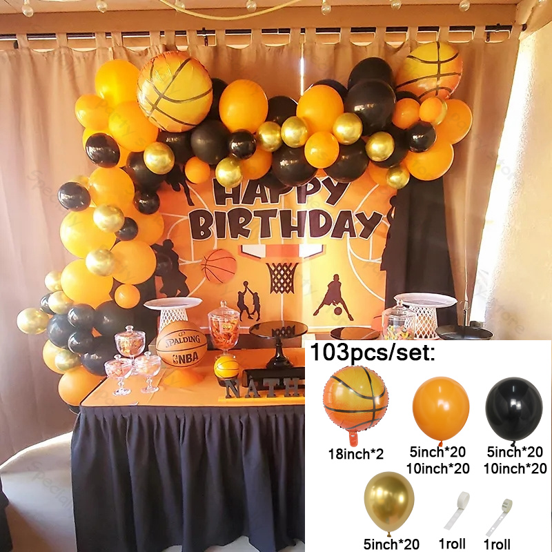 1Set Basketball Foil Balloon G - Wedding Day Supply Kit 评论和价格
