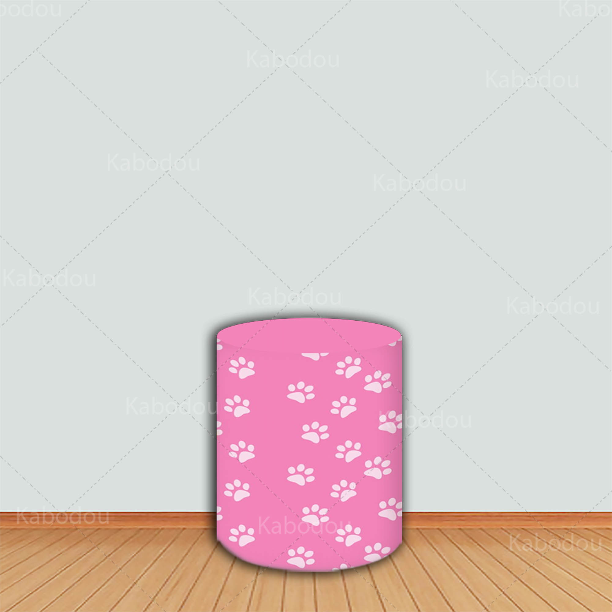 Patrols Round Backdrop Pink Sk - Photo Booth Prop 评论和价格
