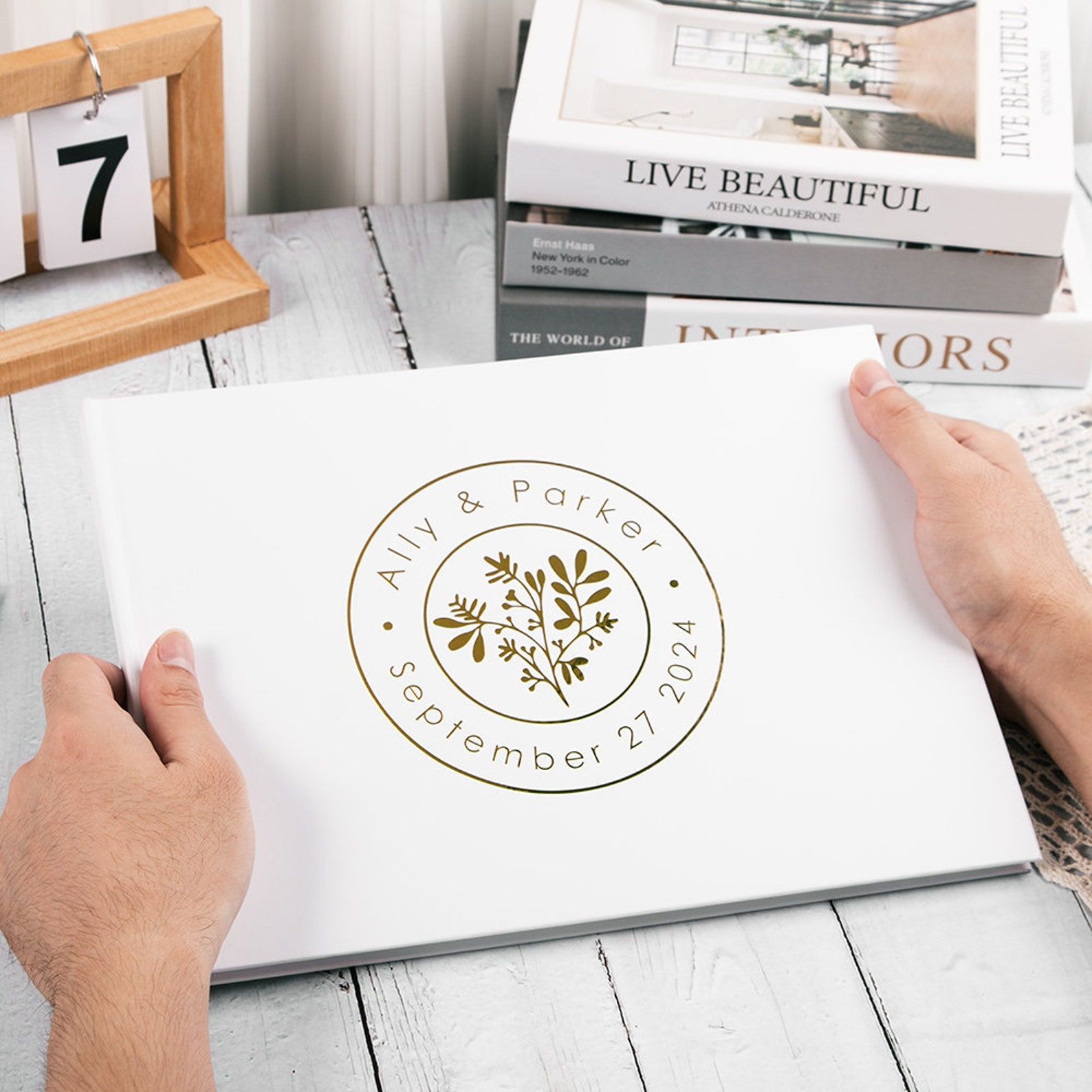 Custom Wedding Guestbook Perso - Wedding Supply List 评论和价格