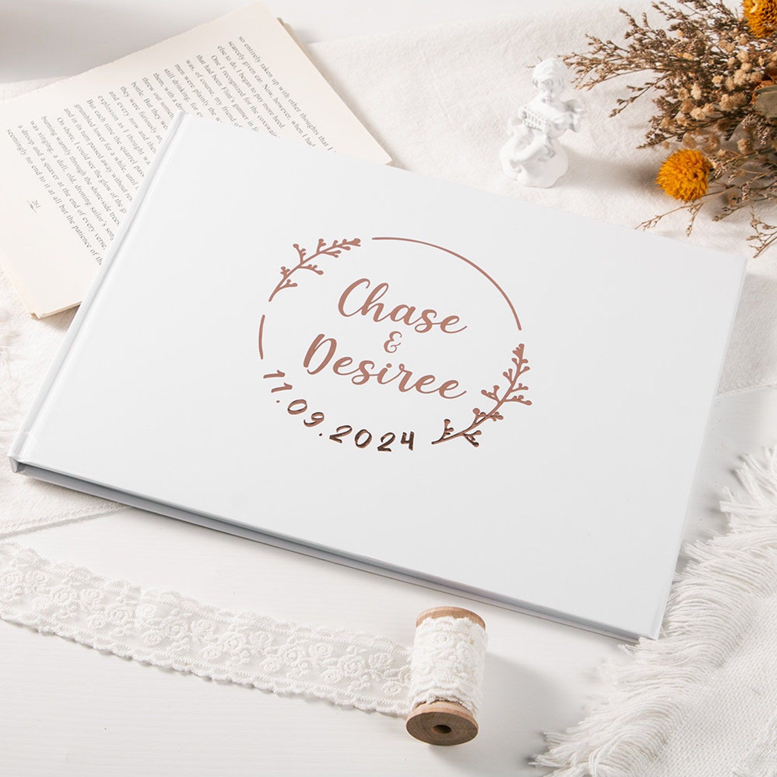 Custom Wedding Guestbook Perso - Wedding Supply List 评论和价格